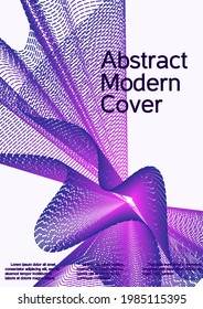 Minimum vector coverage. Creative background from abstract lines to create a fashionable abstract cover, banner, poster, booklet.
