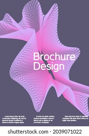 Minimum vector coverage. Creative background from abstract lines to create a fashionable abstract cover, banner, poster, booklet.