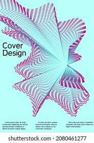 Minimum vector coverage. Creative background from abstract lines to create a fashionable abstract cover, banner, poster, booklet.