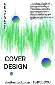 Minimum vector coverage.  Creative fluid colors backgrounds.  Creative sound background with abstract gradient line.