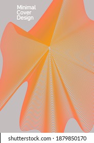 Minimum vector coverage. Creative fluid backgrounds from current forms to design a fashionable abstract cover, banner, poster, booklet.