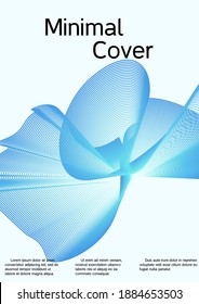 Minimum vector coverage. Creative fluid backgrounds from current forms to design a fashionable abstract cover, banner, poster, booklet.