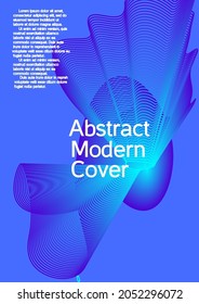 Minimum vector coverage. Creative fluid backgrounds from current forms to design a fashionable abstract cover, banner, poster, booklet.