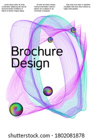 Minimum vector coverage. Modern abstract background.  Creative sound background with abstract gradient line.