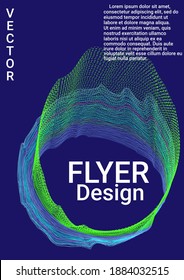 Minimum vector coverage. Modern abstract background.  Creative sound background with abstract gradient line.