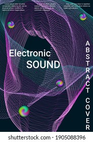 Minimum vector coverage. Modern abstract background.  Sound flyer to create trendy abstract cover, banner, poster, booklet.