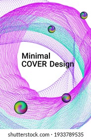 Minimum vector coverage. Modern abstract background.  Sound flyer to create trendy abstract cover, banner, poster, booklet.