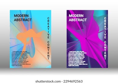Minimum vector coverage. Modern abstract cover. Rich VIP design. Future futuristic template with abstract current shapes for the design of banners, posters, booklets, reports, magazines.