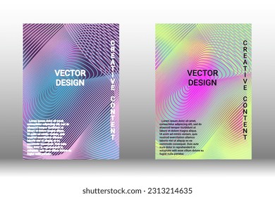 Minimum vector coverage. Modern abstract cover. Rich VIP design. Future futuristic template with abstract current shapes for the design of banners, posters, booklets, reports, magazines.