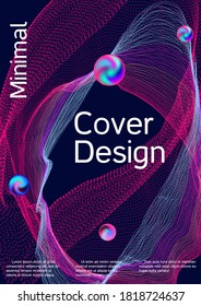 Minimum vector coverage. Modern design template.  Creative background from abstract lines to create a fashionable abstract cover, banner, poster, booklet. 