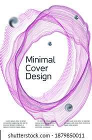 Minimum vector coverage. Modern design template. Creative background from abstract lines to create a fashionable abstract cover, banner, poster, booklet.