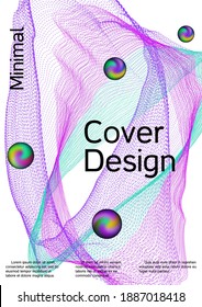 Minimum vector coverage. Modern design template.   Creative fluid colors backgrounds. 