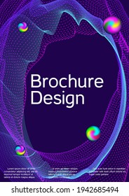 Minimum vector coverage. Modern design template.  Sound flyer to create trendy abstract cover, banner, poster, booklet.