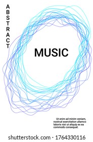 Minimum vector coverage. Musical cover for your design.  Business concept illustration.