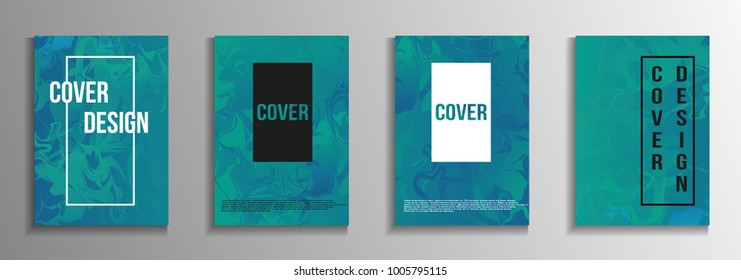 Minimum vector coverage. A set of modern abstract covers. Rich design VIP. Future futuristic template with abstract current forms for banner design, poster, booklet, report, magazine.
