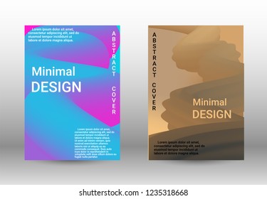  Minimum vector coverage. A set of modern abstract covers. Colorful Liquid Shapes. Abstract Background with Vibrant Gradient. Modern Color Wave Liquid.  Modern Vector Illustration.
