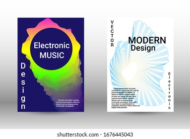 Minimum vector coverage.  A set of modern abstract covers. Musical covers your design, great design for any purposes.  Concept business vector.
