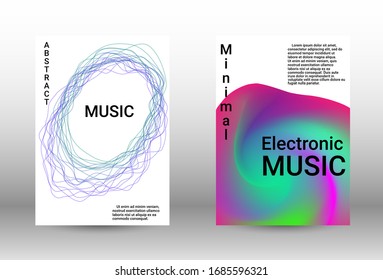 Minimum vector coverage.  A set of modern abstract covers. Musical covers your design, great design for any purposes.  Concept business vector.