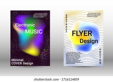 Minimum vector coverage.  A set of modern abstract covers. Musical covers your design, great design for any purposes.  Concept business vector.