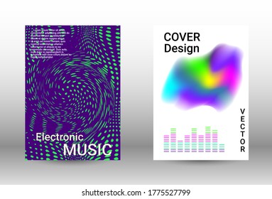 Minimum vector coverage.  A set of modern abstract covers. Musical covers your design, great design for any purposes.  Concept business vector.