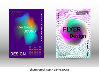 Minimum vector coverage.  A set of modern abstract covers. Musical covers your design, great design for any purposes.  Concept business vector.