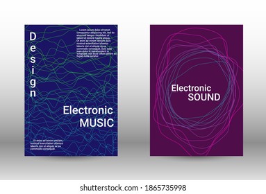 Minimum vector coverage.  A set of modern abstract covers. Musical covers your design, great design for any purposes.  Concept business vector.