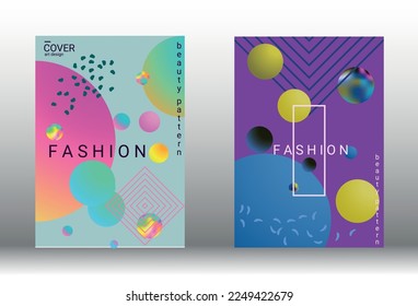 Minimum vector coverage. Set of modern abstract covers. Rich VIP design. Future futuristic template with abstract gradient shapes for the design of banners, posters, booklets, reports, magazines.