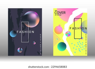 Minimum vector coverage. Set of modern abstract covers. Rich VIP design. Future futuristic template with abstract gradient shapes for the design of banners, posters, booklets, reports, magazines.