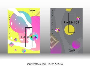 Minimum vector coverage. Set of modern abstract covers. Rich VIP design. Future futuristic template with abstract gradient shapes for the design of banners, posters, booklets, reports, magazines.