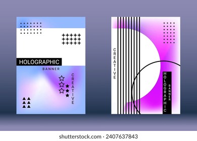 Minimum vector coverage. A set of modern abstract covers. Rich design VIP. Future futuristic template with abstract current forms for banner design, poster, booklet, report, magazine.