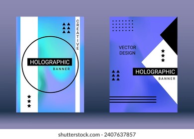 Minimum vector coverage. A set of modern abstract covers. Rich design VIP. Future futuristic template with abstract current forms for banner design, poster, booklet, report, magazine.