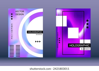 Minimum vector coverage. A set of modern abstract covers. Rich design VIP. Future futuristic template with abstract current forms for banner design, poster, booklet, report, magazine.