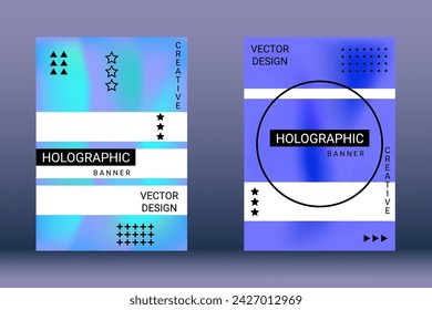 Minimum vector coverage. A set of modern abstract covers. Rich design VIP. Future futuristic template with abstract current forms for banner design, poster, booklet, report, magazine.
