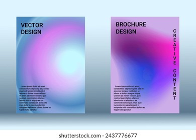 Minimum vector coverage. A set of modern abstract covers. Creative fluid backgrounds from current forms to design a fashionable abstract cover, banner, poster, booklet.