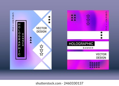 Minimum vector coverage. A set of modern abstract covers. Rich design VIP. Future futuristic template with abstract current forms for banner design, poster, booklet, report, magazine.