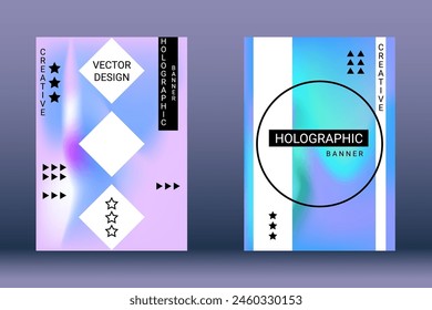 Minimum vector coverage. A set of modern abstract covers. Rich design VIP. Future futuristic template with abstract current forms for banner design, poster, booklet, report, magazine.