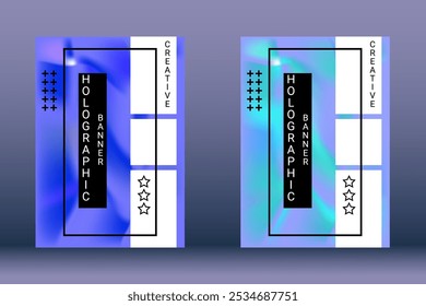 Minimum vector coverage. A set of modern abstract covers. Rich design VIP. Future futuristic template with abstract current forms for banner design, poster, booklet, report, magazine.