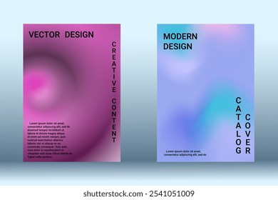 Cobertura mínima de Vector. Un conjunto de cubiertas abstractas modernas. Fondos fluidos creativos de formas actuales para diseñar una cubierta abstracta de moda, Anuncio, póster, folleto.