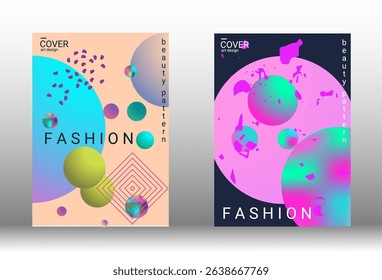 Minimum vector coverage. Set of modern abstract covers. Rich VIP design. Future futuristic template with abstract gradient shapes for the design of banners, posters, booklets, reports, magazines.