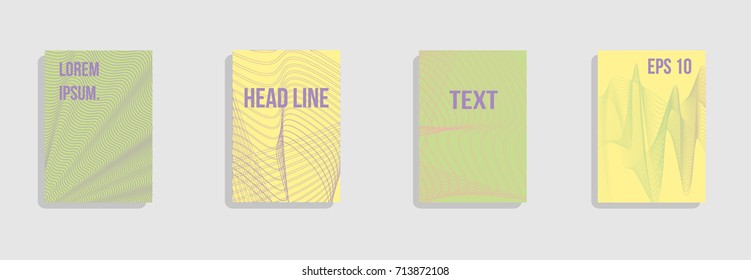 Minimum vector coverage. A set of modern abstract covers. Future futuristic template with abstract shapes for banner design, poster, notebook, book.Eps10.