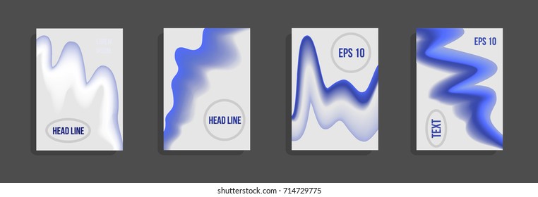 Minimum vector coverage. A set of modern abstract covers. Future futuristic template with abstract shapes for banner design, poster, notebook, book.Eps10.