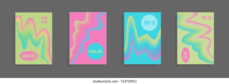 Minimum vector coverage. A set of modern abstract covers. Future futuristic template with abstract shapes for banner design, poster, notebook, book.Eps10.