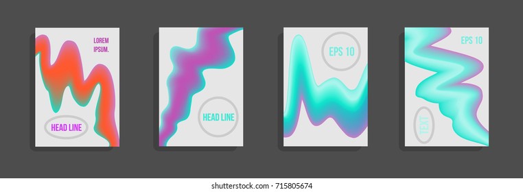 Minimum vector coverage. A set of modern abstract covers. Future futuristic template with abstract shapes for banner design, poster, notebook, book.Eps10.