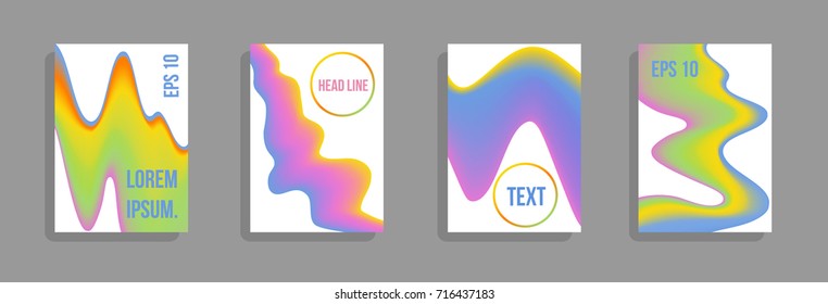 Minimum vector coverage. A set of modern abstract covers. Future futuristic template with abstract shapes for banner design, poster, notebook, book.Eps10.
