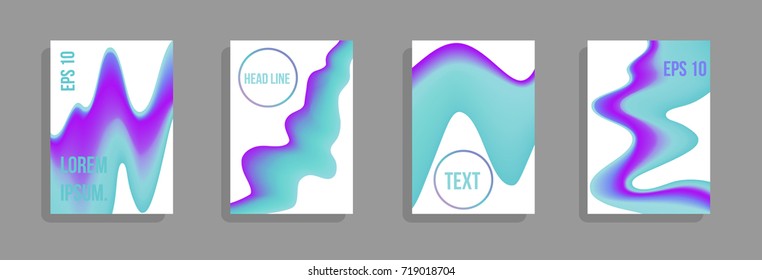Minimum vector coverage. A set of modern abstract covers. Future futuristic template with abstract shapes for banner design, poster, notebook, book.Eps10.