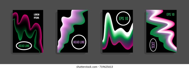 Minimum vector coverage. A set of modern abstract covers. Future futuristic template with abstract shapes for banner design, poster, notebook, book.Eps10.