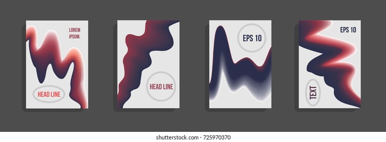 Minimum vector coverage. A set of modern abstract covers. Future futuristic template with abstract shapes for banner design, poster, notebook, book.Eps10.