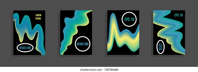 Minimum vector coverage. A set of modern abstract covers. Future futuristic template with abstract shapes for banner design, poster, notebook, book.Eps10.