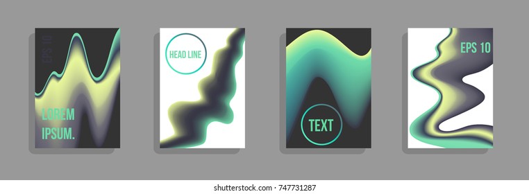 Minimum vector coverage. A set of modern abstract covers. Future futuristic template with abstract shapes for banner design, poster, notebook, book.Eps10.