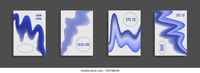 Minimum vector coverage. A set of modern abstract covers. Future futuristic template with abstract shapes for banner design, poster, notebook, book.Eps10.